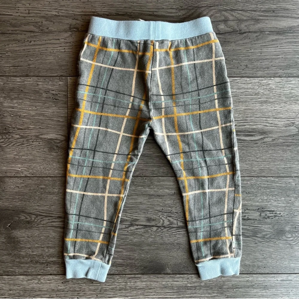 Dot Dot Smile Toddler Limited Edition Plaid Drawstring Jogger Pants Size 3/4